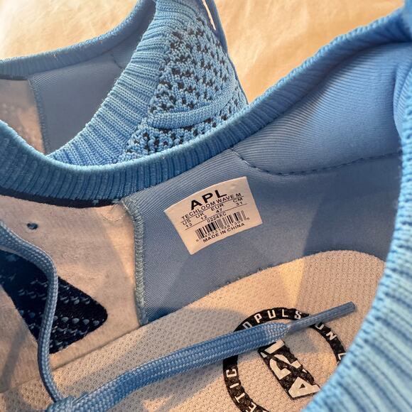 APL Men’s TechLoom Wave Sneakers Size 13 Coastal Blue Ice Blue Melange - Picture 3 of 10